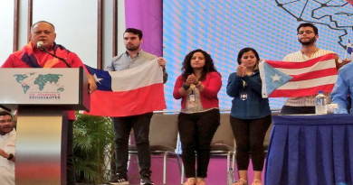 Diosdado Cabello a jóvenes del mundo en Caracas: Venezuela es un gran laboratorio de libertad