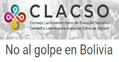 Consejo Latinoamericano de Ciencias Sociales, CLACSO: No al golpe en Bolivia