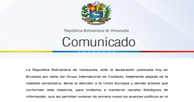 Venezuela invitó a la UE y Grupo de Contacto a apoyar avances del Diálogo Nacional (Foto MPPRE)
