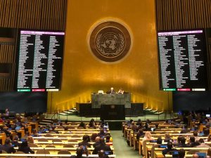 Con 187 votos a favor ONU aprueba proyecto de resolución para poner fin al bloqueo de EE.UU. contra Cuba