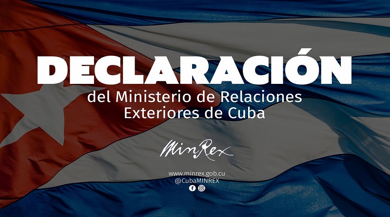 Cuba exhorta a la Comunidad Internacional a repudiar golpe de Estado en marcha en Bolivia