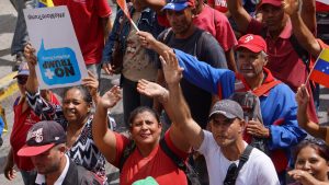 Marcha Nacional contra el Fascismo y el Golpismo, promovido por el gobierno de EE.UU. en Bolivia y en Venezuela