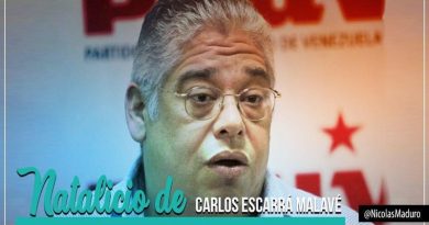 Venezuela recuerda legado de Carlos Escarrá Malavé a 62 años de su natalicio