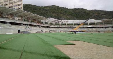 Culmina la construcción de obras del estadio "Carlos Café Martínez" en La Guaira
