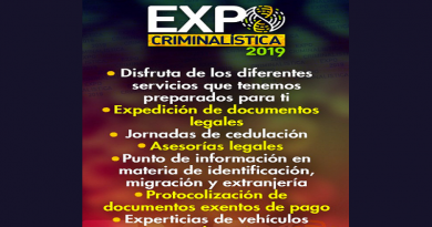 VI Expocriminalística 2019 ofrecerá varios servicios de atención ciudadana