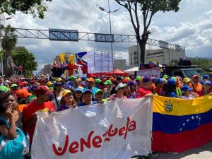 Marcha Nacional contra el Fascismo y el Golpismo, promovido por el gobierno de EE.UU. en Bolivia y en Venezuela