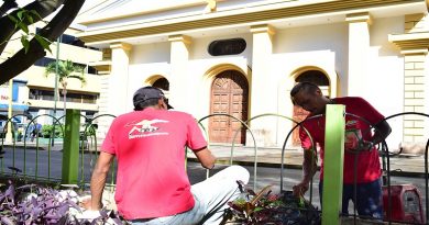 Continúa restauración de plaza Bolívar de Los Teques estado Miranda