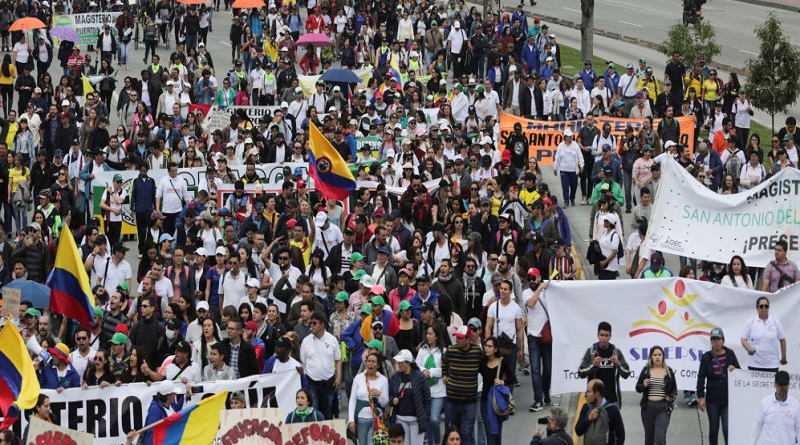 Gobierno de Duque censura, allana y militariza las calles por paro nacional en Colombia (Foto agencias)