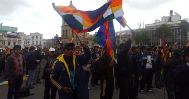 Pueblo de Bolivia sale a las calles para repudiar acciones racistas y autoproclamación de senadora Áñez