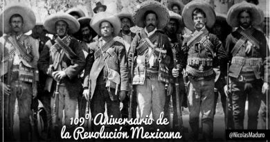 Nicolás Maduro saludó al pueblo de México por Aniversario de su Revolución