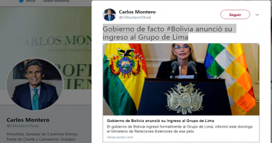 Jorge Arreaza: El Cartel de Lima incorpora ahora la dictadura fascista de Bolivia producto de un golpe de Estado