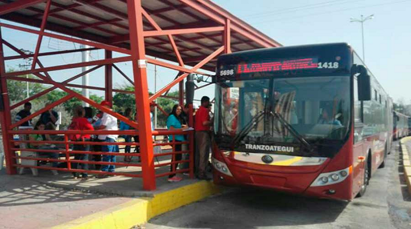 Entregan séptima estación de sistema BTR Cacique Cayaurima en Anzoátegui