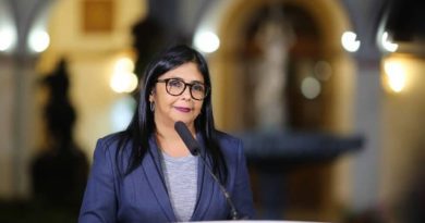 Delcy Rodríguez: Bolsonaro se ha convertido en santuario de terroristas