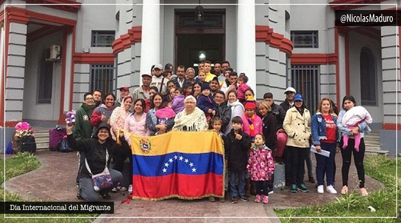 Presidente Maduro celebra el Día Internacional del Migrante