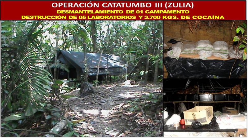 GNB desmantela campamento destinados a elaboración de drogas en el estado Zulia