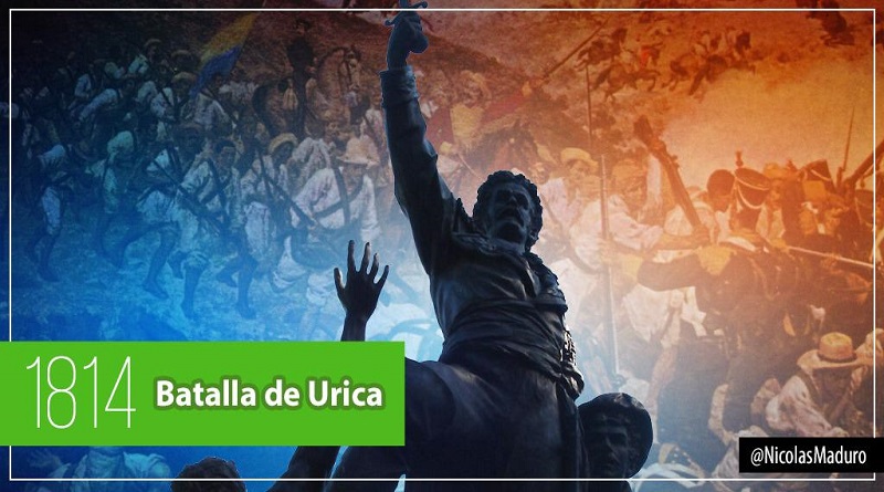 Jefe de Estado conmemoró 205 años de la Batalla de Urica