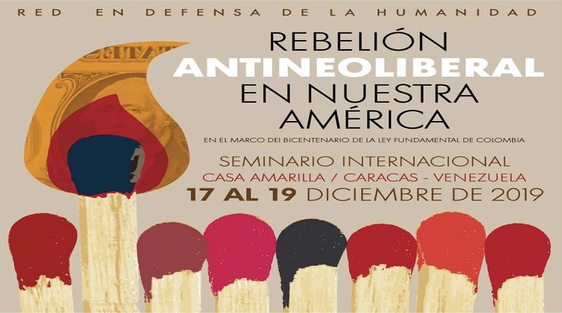 Instalado Seminario Internacional “Rebelión Antineoliberal en Nuestra América” en la Casa Amarilla de Caracas
