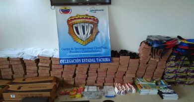 Desarticulado depósito clandestino de venta ilegal de artículos infantiles y juguetes en Táchira