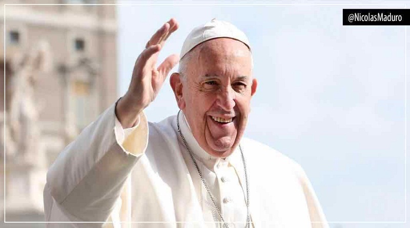 Presidente Maduro envió felicitaciones al Papa Francisco por cumpleaños número 83