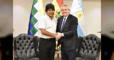 Evo Morales agradeció a presidente de Argentina por garantizarle refugio político