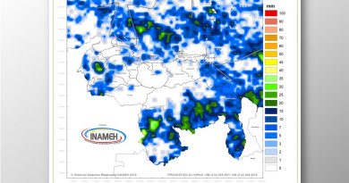 Inestabilidad atmosférica generará lluvias y lloviznas en buena parte del país