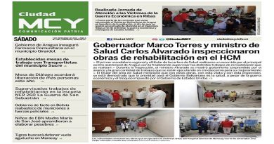 Portadas de medios impresos en Venezuela este sábado 07DIC
