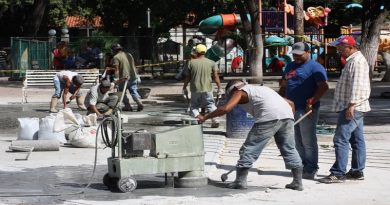 Misión Venezuela Bella rehabilita la plaza Bolívar de Villa de Cura Aragua