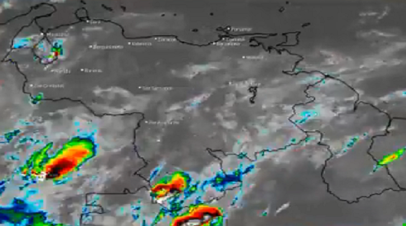 Este sábado se registrarán lluvias en varias zonas del país