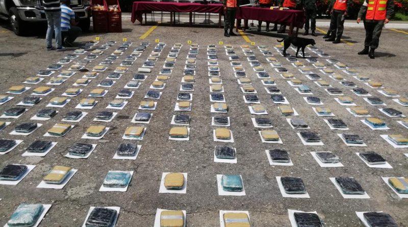 Venezuela ha incautado más de 76 toneladas de droga en lo que va de año