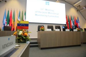 Instalación de 177ma Conferencia Ministerial de la Opep y productores independientes desde Viena, capital de Austria