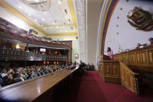Vicepresidenta Ejecutiva de la República, Delcy Rodríguez, anunció que el Presupuesto para el Ejercicio Fiscal 2020 destinará el 75,9% de los ingresos de la Patria a la inversión social