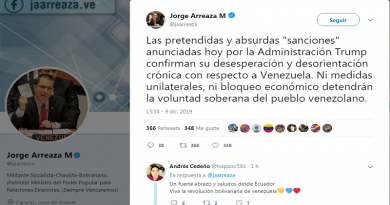 Canciller Arreaza: Administración Trump confirma su desesperación crónica contra Venezuela