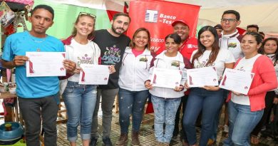 Banco del Tesoro entrego este año Bs. 15 mil millones a emprendedores de Fundación Jóvenes del Barrio