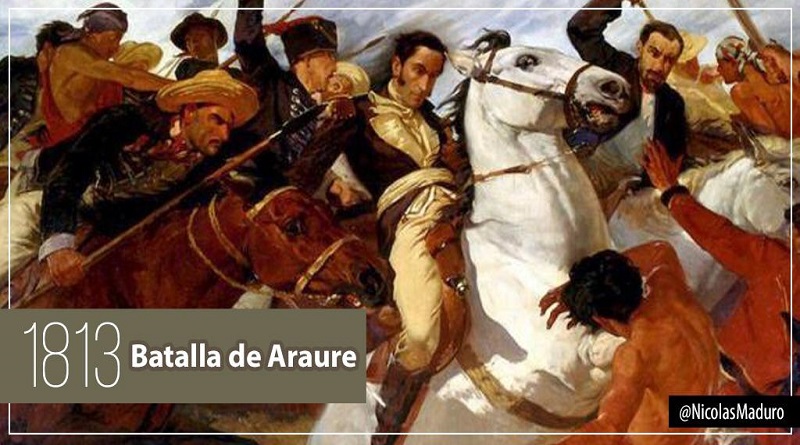 Jefe de Estado celebró 206 de la Batalla de Araure
