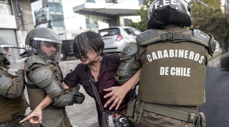 Más de 3 mil personas han resultado heridas por represión policial en Chile durante protestas