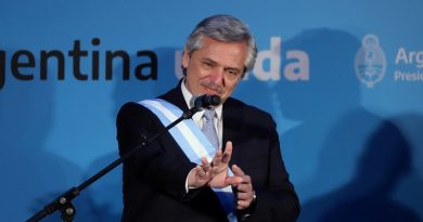 El presidente de Argentina, Alberto Fernández, en Buenos Aires, 10 de diciembre de 2019. (Matias Baglietto / Reuters)