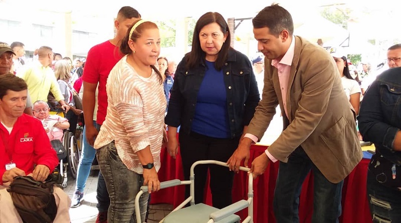 Más de 1500 ayudas técnicas recibieron personas con discapacidad en el Municipio de Iribarren
