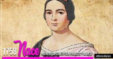 Jefe de Estado celebra 261 años del natalicio de la Madre del Libertador, María de la Concepción Palacios y Blanco