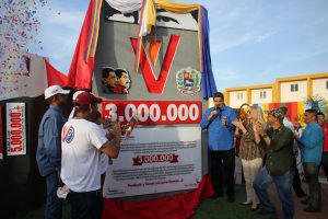 Gobierno Bolivariano entrega vivienda 3 millones en el estado La Guaira