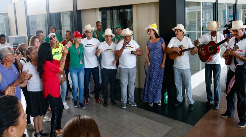 Corpo Nueva Esparta recibe a temporadistas con parrandas para festejar las Navidades felices 2019