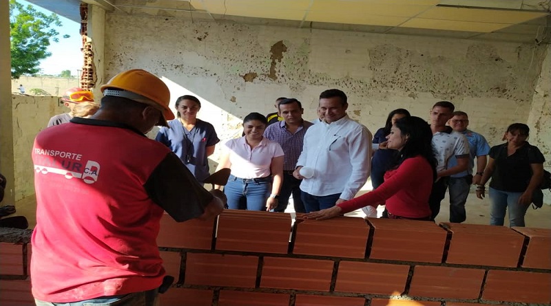 Inspeccionan trabajos de rehabilitación del hospital Doctor Francisco Urdaneta en Guárico