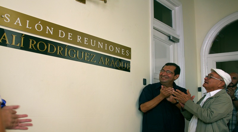 Inauguran Salón de Reuniones “Alí Rodríguez Araque” en la sede de la Embajada de Venezuela en Cuba