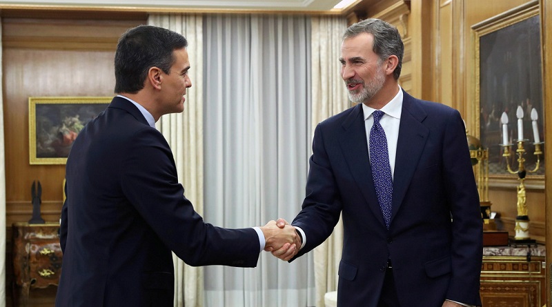 Pedro Sánchez acepta el encargo del rey de España para “someterse a la investidura” como presidente de Gobierno