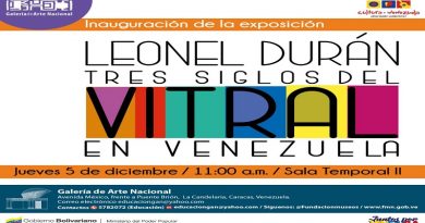 Galería de Arte Nacional presentará exposición Leonel Duran “Tres Siglos del Vitral en Venezuela”