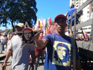 Marcha Internacional Antiimperialista para conmemorar los 62 años de la caída de la dictadura de Marcos Pérez Jiménez