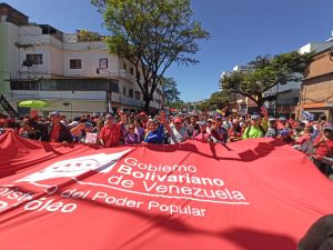 Marcha Internacional Antiimperialista para conmemorar los 62 años de la caída de la dictadura de Marcos Pérez Jiménez