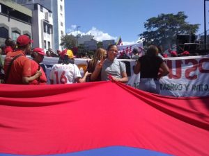 Marcha Internacional Antiimperialista para conmemorar los 62 años de la caída de la dictadura de Marcos Pérez Jiménez