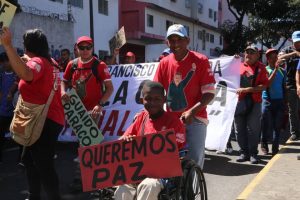 Marcha Internacional Antiimperialista para conmemorar los 62 años de la caída de la dictadura de Marcos Pérez Jiménez