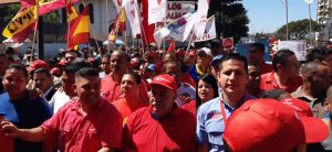 Marcha Internacional Antiimperialista para conmemorar los 62 años de la caída de la dictadura de Marcos Pérez Jiménez