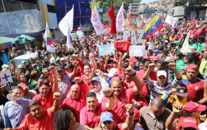 Marcha Internacional Antiimperialista para conmemorar los 62 años de la caída de la dictadura de Marcos Pérez Jiménez